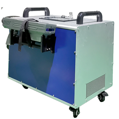 Industrielle Metallprodukte 100-W-Stecker-Flugzeug-Metalllasermaschine Rostlaser-Reinigungsmaschine
